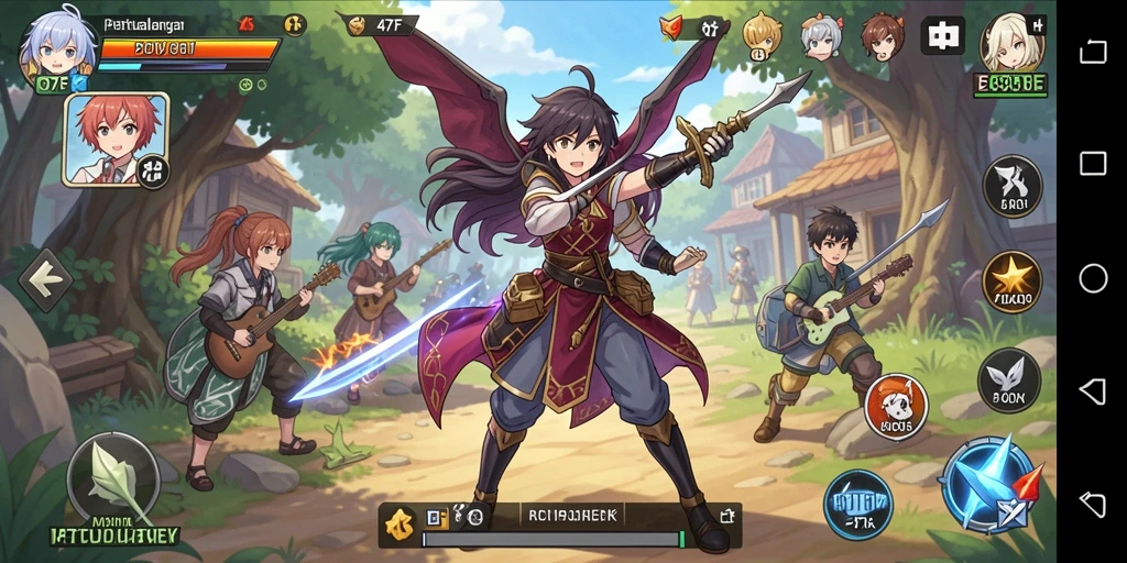 Gameplay seru dan grafis menawan dalam 47F.