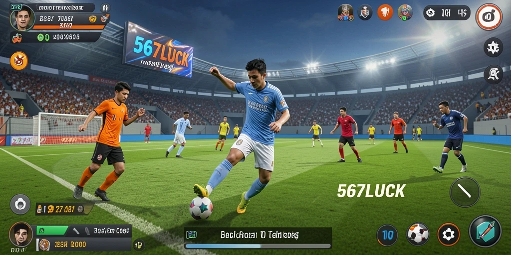 Tampilan gameplay 567LUCK yang seru dan mendebarkan.