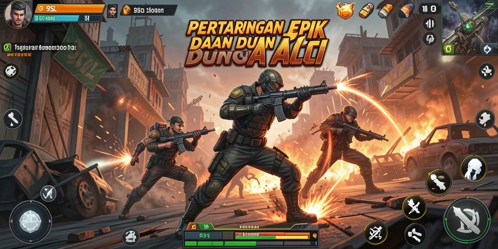 Tangkapan layar gameplay 9SL yang penuh aksi dan ketegangan.