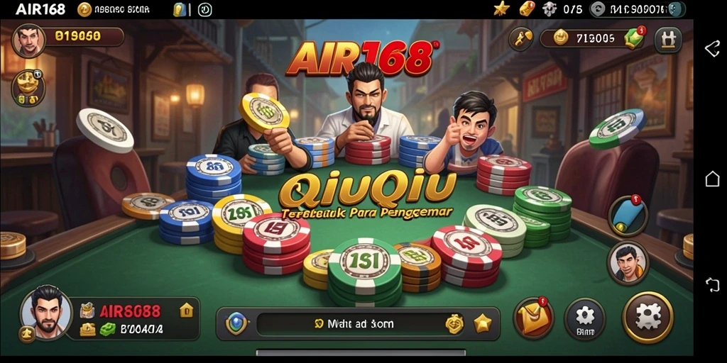 Tampilan menarik permainan QiuQiu di AIR168.