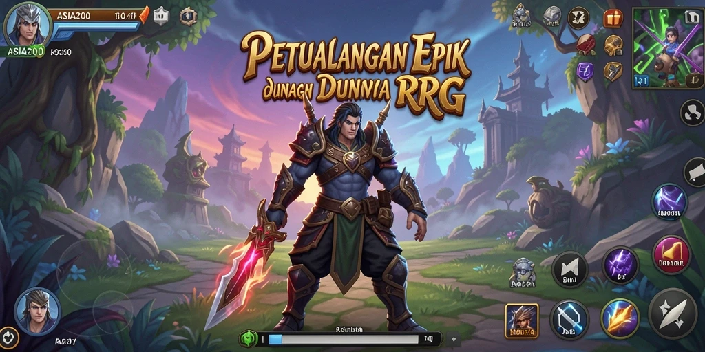 Tangkapan layar dari gameplay epik ASIA200 yang menampilkan pertarungan mendebarkan.