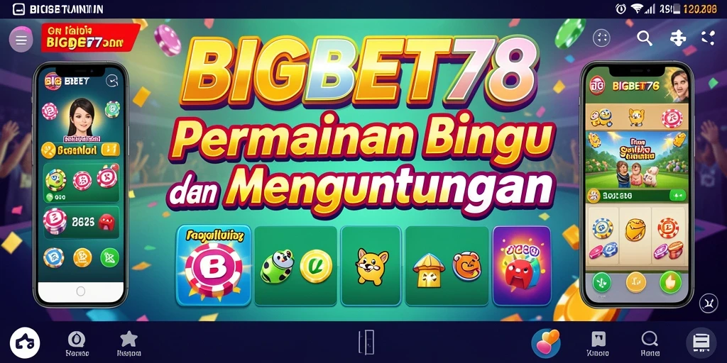 Tampilan gameplay Bingo yang seru dan interaktif di BIGBET78.