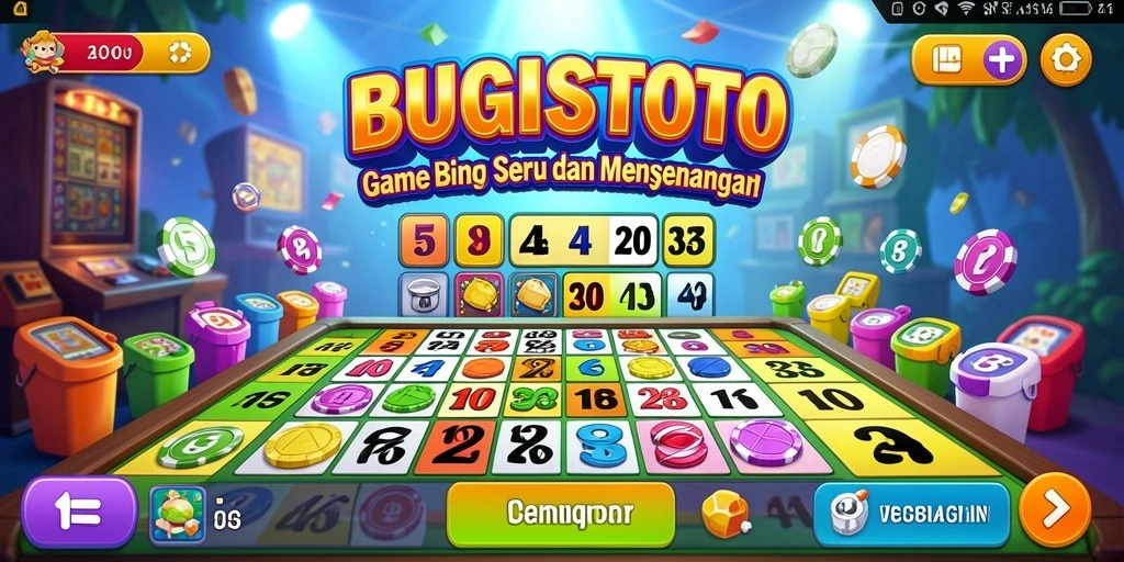 Screenshot gameplay BUGISTOTO yang menunjukkan keseruan permainan Bingo.