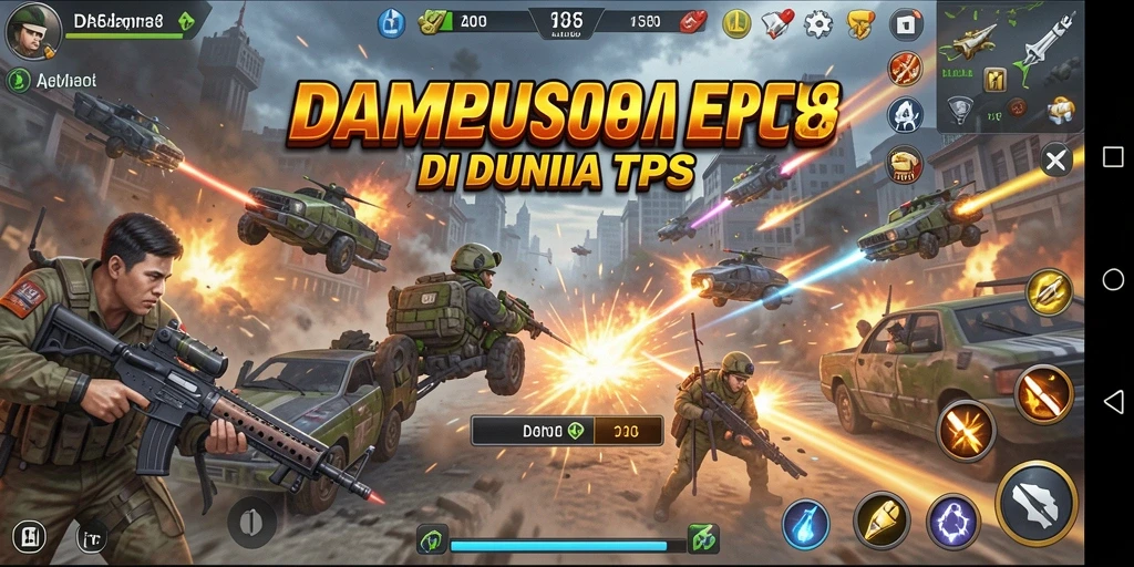 Gameplay seru DAM88 dengan aksi tembak-tembakan yang mendebarkan.