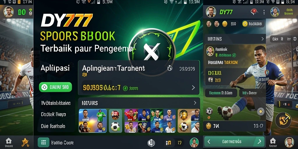 Tangkapan layar utama DY777 menampilkan pengalaman taruhan olahraga yang mendebarkan.
