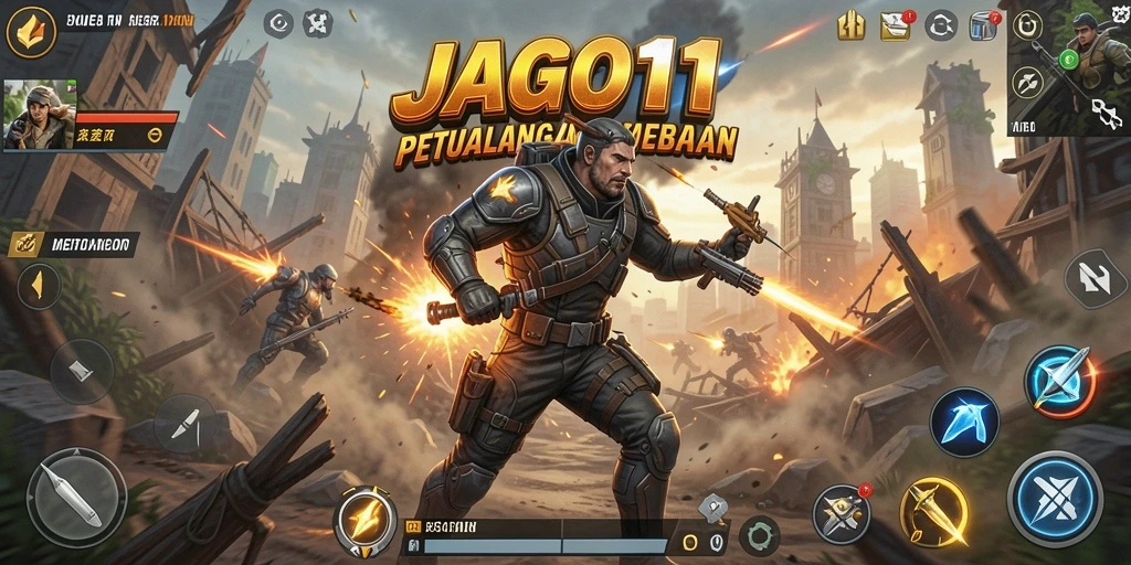 Gameplay seru dan mendebarkan dalam JAGO11 yang penuh aksi.