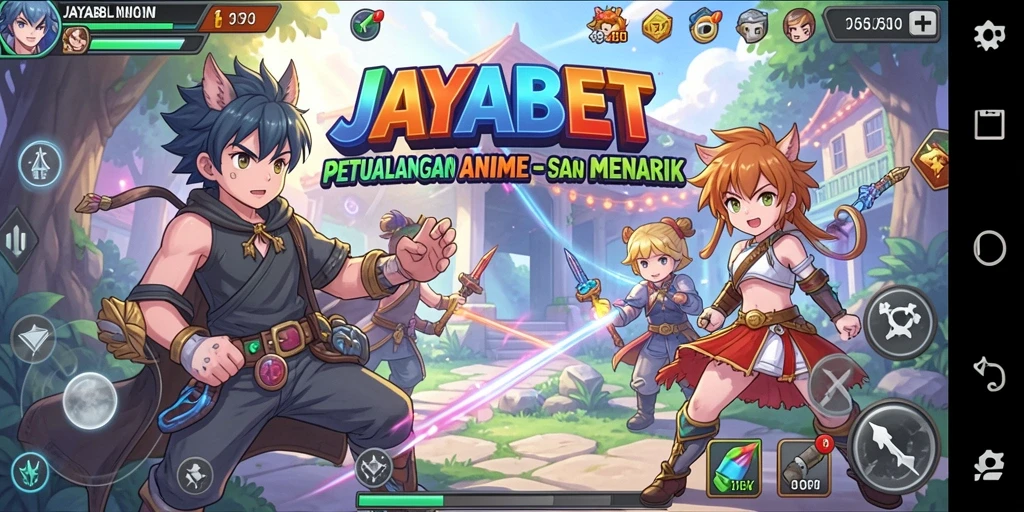 Tampilan menarik dari gameplay JAYABET yang penuh warna.
