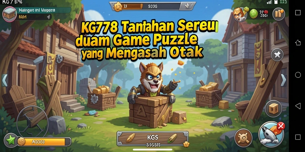 Tangkapan layar gameplay KG778 yang menunjukkan tantangan Puzzle yang menarik.