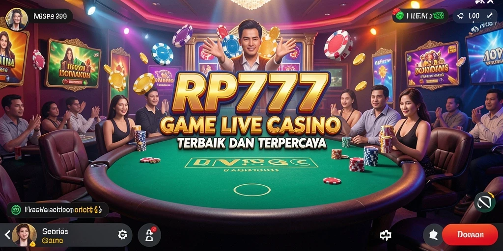 Gameplay Live Casino yang mendebarkan dengan dealer profesional.
