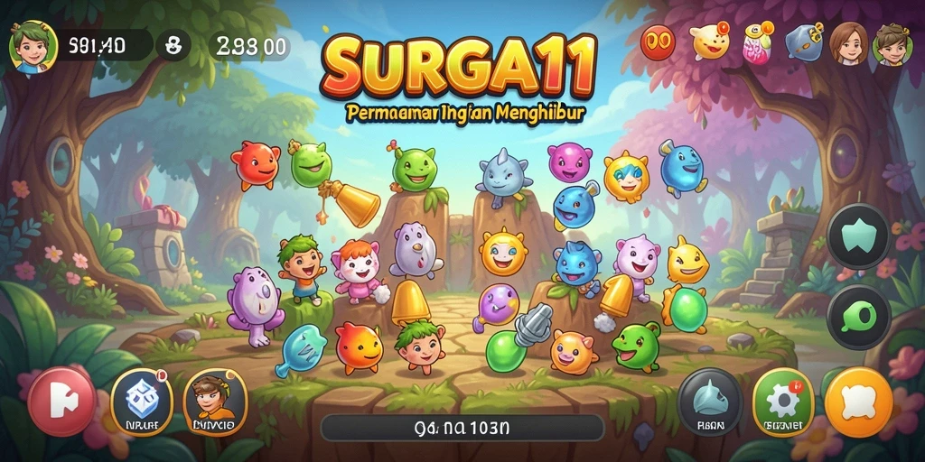 Gameplay menantang dan seru dalam SURGA11.
