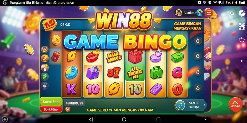 Gameplay Bingo yang seru dan interaktif di WIN88.